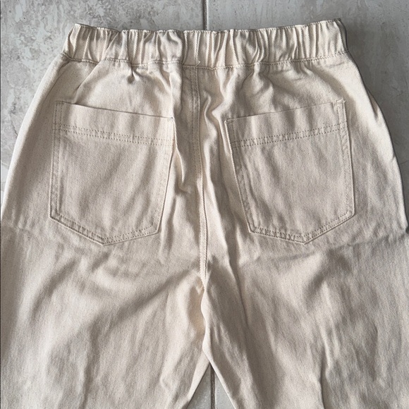 Fashion Nova Cream Distressed Joggers - Picture 9 of 10